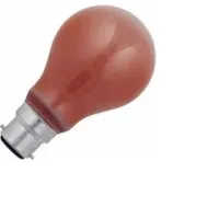 Haardvuurlamp 60 watt rood bajonet fitting