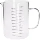 Maatbeker glas met schenktuit 