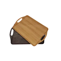 Melamine dienblad handgreep hout motief 