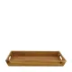 Houten sier tray (dienblad) 38x19 cm