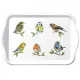 Melamine dienblad 13x21 cm Vogelsoorten