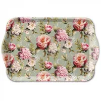 Melamine dienblad 13x21 cm Peonies compostition