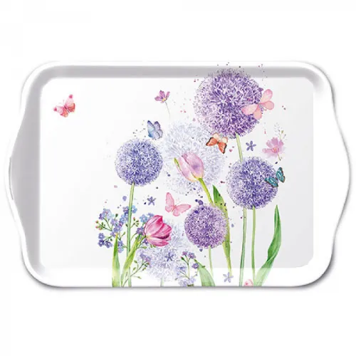 Melamine dienblad 13x21 cm Bloemenpracht