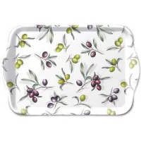Melamine dienblad Heerlijke olijven 13x21 cm 