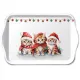 Melamine dienblad Grappige schattige kittens 13x21 cm 