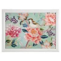 Knie dienblad met kussen eronder laptray Fleury Vlinders