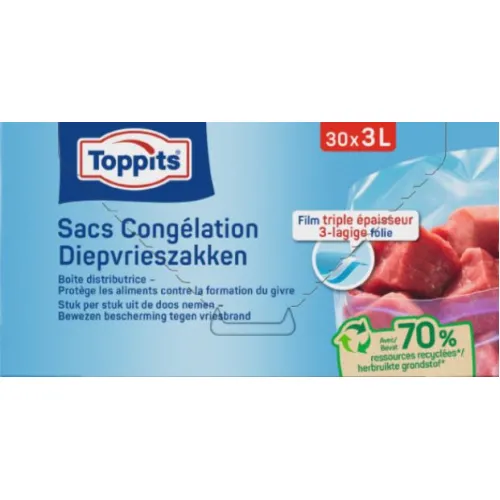 Toppits Diepvrieszakken 3 liter