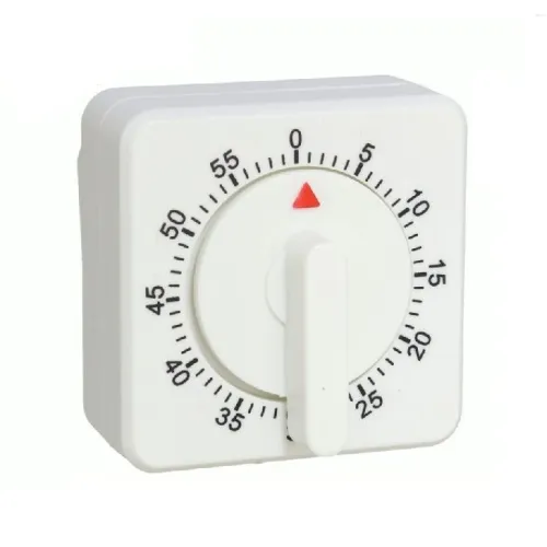 Kookwekker wit vierkant 