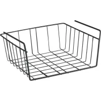 Metaltex Barbertje 30 cm opbergrek opbergen voor onder een plank zwart
