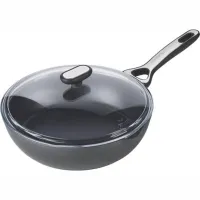 Pyrex Hapjespan met glazen deksel Ø 26 cm