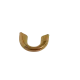Handgreep pan goudkleurig 8.5 cm