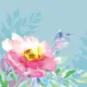 Servetten papier Flowy Floral 24x24 cm