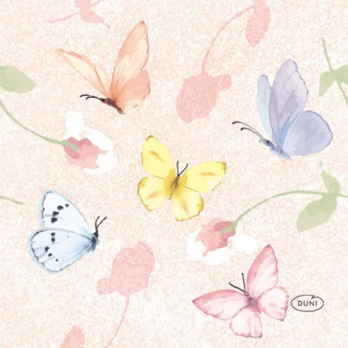 Servetten papier Sweet Peach 24x24 cm