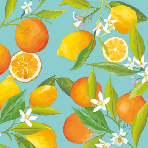 Servetten papier Lemon Tree 24x24 cm