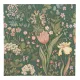 Servetten papier Bloemen groen 33x33 cm        