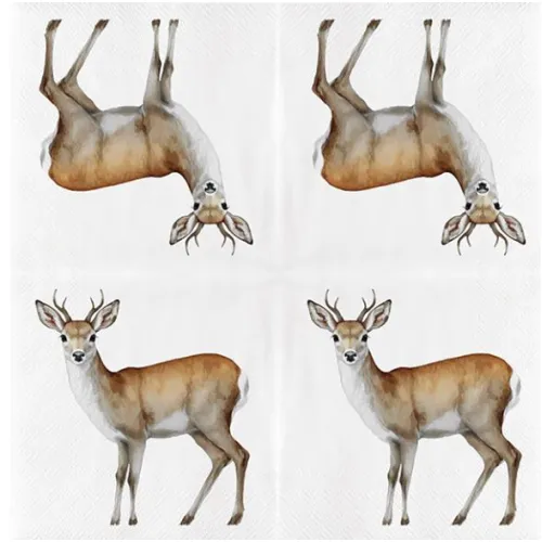 Servetten papier Ree 33x33 cm