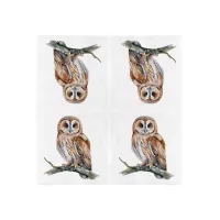 Servetten papier Uil 33x33 cm                 