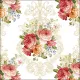 Servetten papier Sara crème 33x33 cm