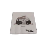 Servetten papier Camper met open dak 33x33 cm