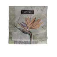 Servetten papier Fantasie bloem 33x33 cm