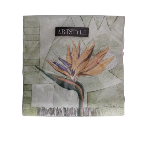 Servetten papier Fantasie bloem 33x33 cm