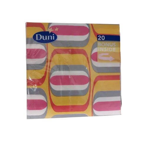 Servetten papier Fantasie kleuren 33x33 cm