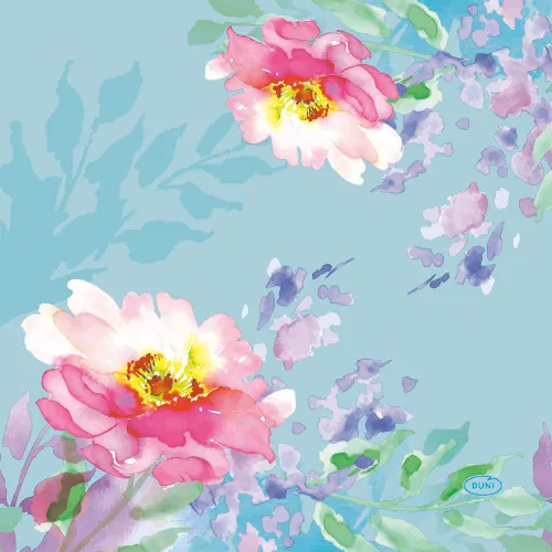 Servetten papier Flowy Floral 33x33 cm