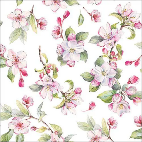 Servetten papier Lentebloesem 33x33 cm