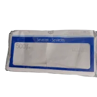 Servetten papier wit 500 stuks 33x33 cm