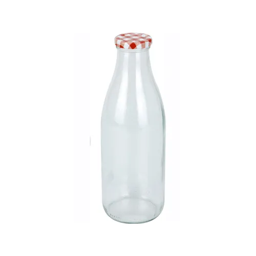 Glazen fles 1 liter