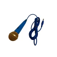 Microfoon met goudkleurige kop dynamic