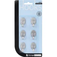 Haakjes mini ovaal 6 stuks