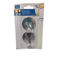 Plakhaakjes rond 5 cm 