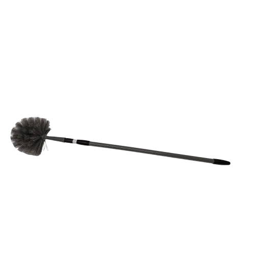 Ragebol kleur grijs met telescoopsteel