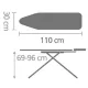Brabantia strijkplank A voor stoomstrijkijzer Morning Breeze