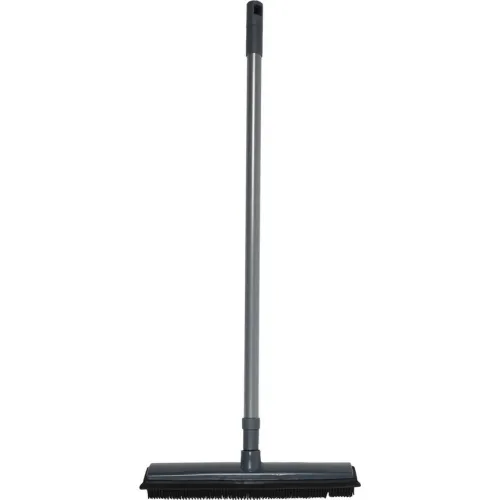 Rubberen bezem-trekker met steel 