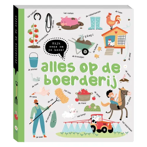 Alles op de Boerderij kartonboek 
