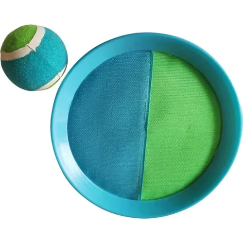 Klittenband vangspel blauw/groen 