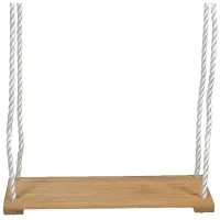 Houten schommel  incl. touw