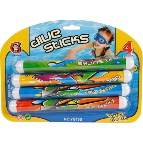 Duikstaven 4 stuks  21 cm