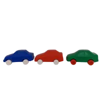 Auto groen, blauw, rood