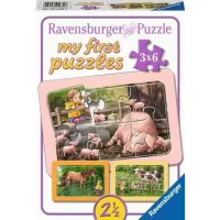 Ravensburger My First puzzel Lotta op de boerderij vanaf 2.5 jaar 