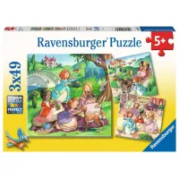Ravensburger puzzel 3x49 stukjes 5 + Kleine Prinsessen