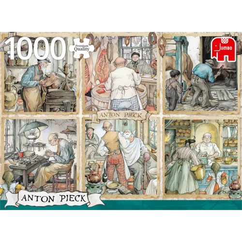 Anton Pieck puzzel 1000 stukjes De Ambachtslieden