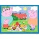 Ravensburger 4 in 1 box 12+16+20+24 stukjes 3 jaar Peppa Pig  Volijke uitstapjes