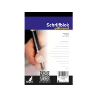 Schrijfblok A6 lijn 100 vel 
