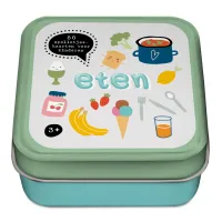 Kijk eens om je heen Eten kaartspel in blik 